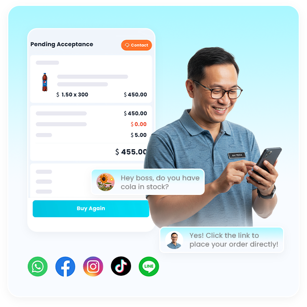 รับออเดอร์ 24 ชั่วโมง ไม่พลาดทุกการขาย